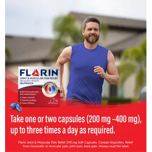 Flarin Joint & Muscular Pain Relief Soft Capsules Pack of 12