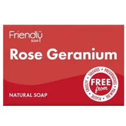 Friendly Soap Rose Geranium Soap 95g