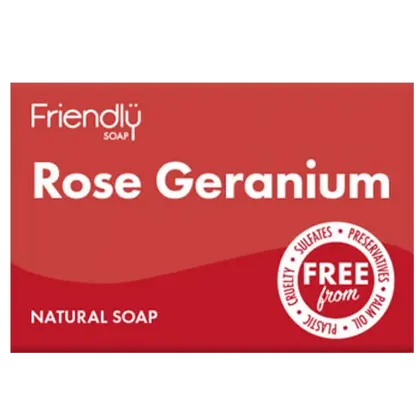 Friendly Soap Rose Geranium Soap 95g