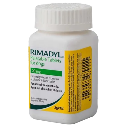 Rimadyl Palatable 20mg Tablet