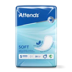 Attends Soft 5 Pack of 38