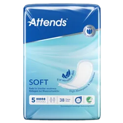 Attends Soft 5 Pack of 38