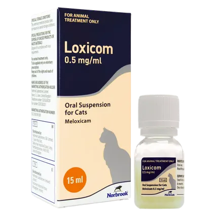 Loxicom 0.5mg/ml Oral Suspension for Cats 15ml
