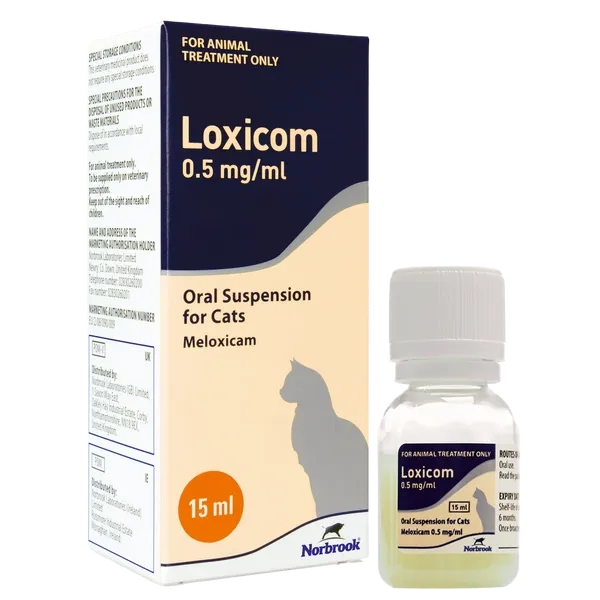 Loxicom 0.5mg/ml Oral Suspension for Cats 15ml