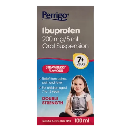 Ibuprofen 200mg/5ml Sugar Free Oral Suspension 100ml