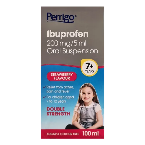 Ibuprofen 200mg/5ml Sugar Free Oral Suspension 100ml