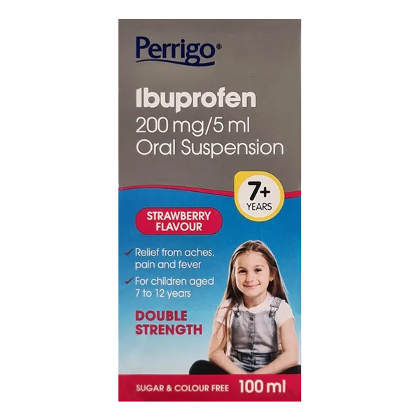 Ibuprofen 200mg/5ml Sugar Free Oral Suspension 100ml