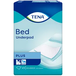 TENA Bed Underpad Plus 60cm x 90cm Pack of 5