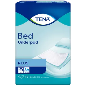 TENA Bed Underpad Plus 60cm x 90cm Pack of 5