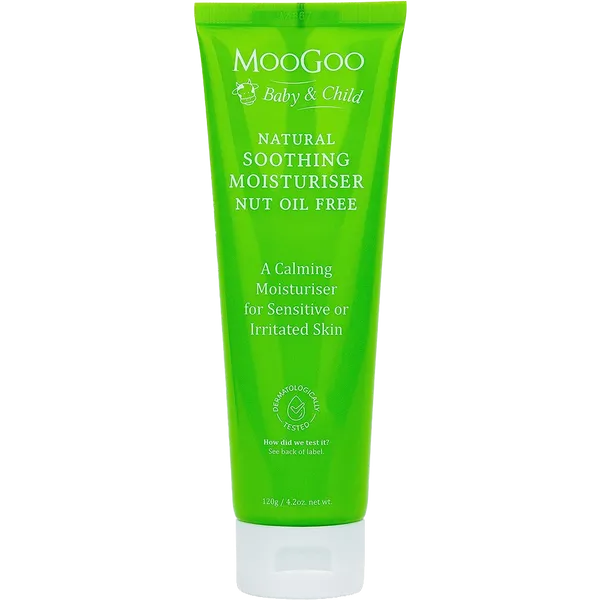 MooGoo Baby & Child Natural Soothing Moisturiser Nut Oil Free 120g