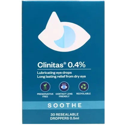 Clinitas 0.4% Eye Drops 0.5ml pack of 30