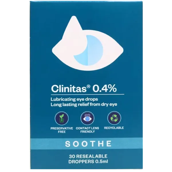 Clinitas 0.4% Eye Drops 0.5ml pack of 30