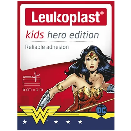 Leukoplast Kids Hero Edition Wonder Woman Dressing Strip 6cm x 1m