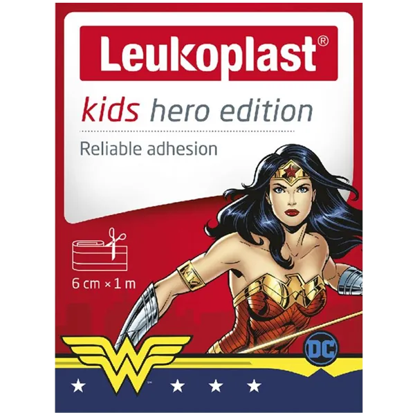 Leukoplast Kids Hero Edition Wonder Woman Dressing Strip 6cm x 1m