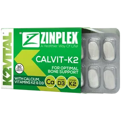Zinplex CalVit-K2 Tablets Pack of 30