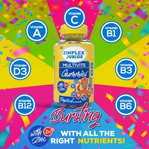 Zinplex Junior Multivite Gummies Pack of 120