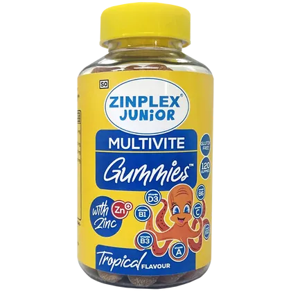 Zinplex Junior Multivite Gummies Pack of 120