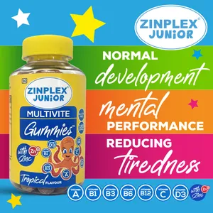 Zinplex Junior Multivite Gummies Pack of 120