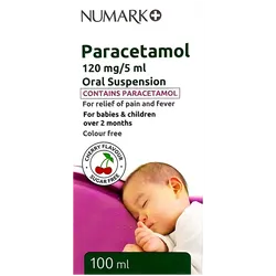 Numark Paracetamol 120mg/5ml Oral Suspension 100ml