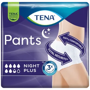 TENA Pants Night Plus Extra Large Pack of 10