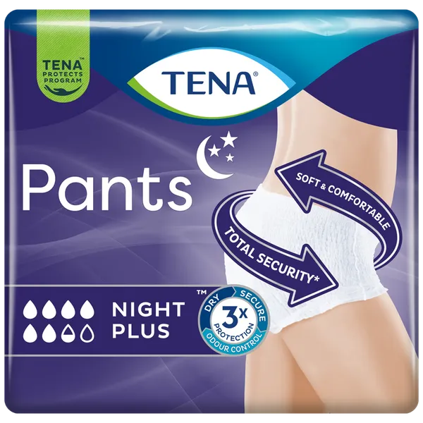 TENA Pants Night Plus Extra Large Pack of 10