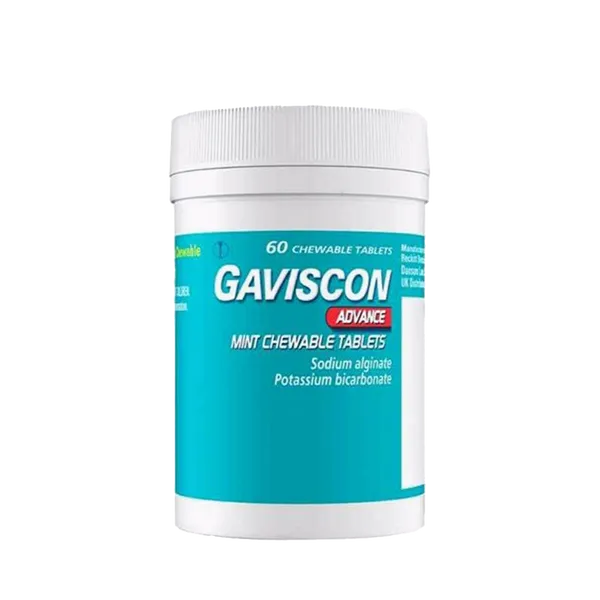 Gaviscon Advance Mint Chewable Tablets Pack of 60