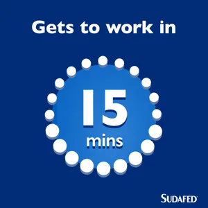 Sudafed Blocked Nose & Sinus Capsules Pack of 16