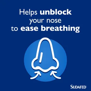Sudafed Blocked Nose & Sinus Capsules Pack of 16