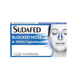 Sudafed Blocked Nose & Sinus Capsules Pack of 16