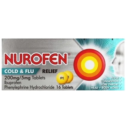 Nurofen Cold & Flu Tablets Pack of 16