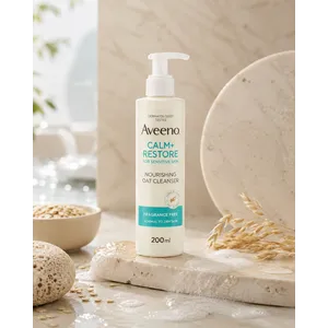 Aveeno Calm + Restore Nourishing Oat Cleanser 200ml