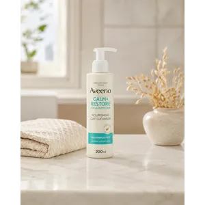 Aveeno Calm + Restore Nourishing Oat Cleanser 200ml