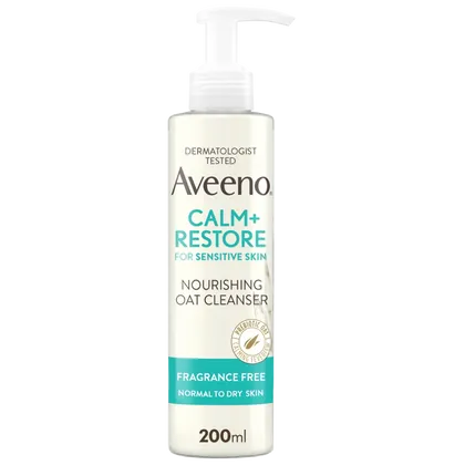 Aveeno Calm + Restore Nourishing Oat Cleanser 200ml
