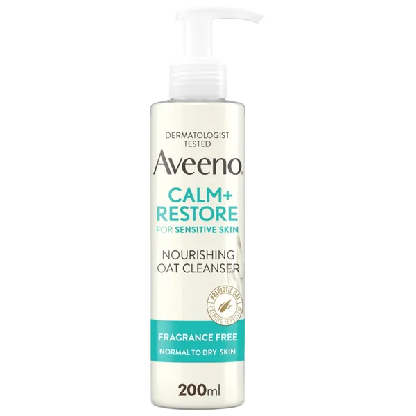Aveeno Calm + Restore Nourishing Oat Cleanser 200ml