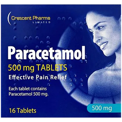 Paracetamol Tablets 500mg Pack of 16