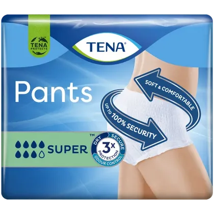 TENA Pants Protect+ Super Extra Large Pack of 12