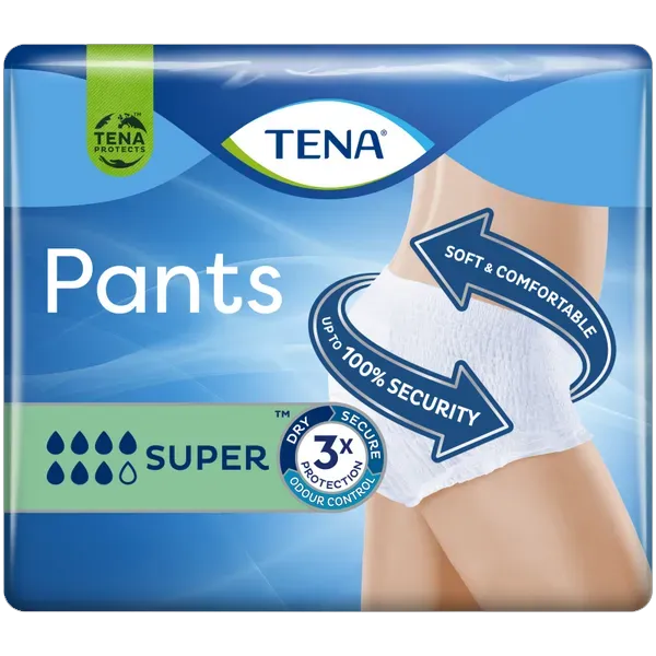 TENA Pants Super Extra Large Pack of 12