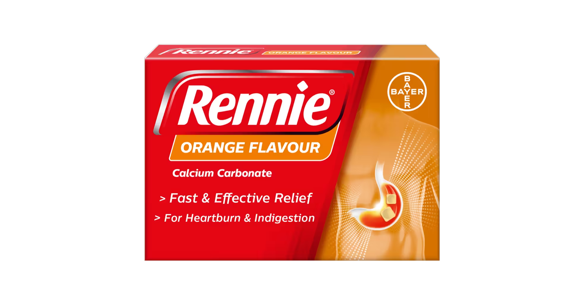 Rennie Orange Tablets Pack of 36