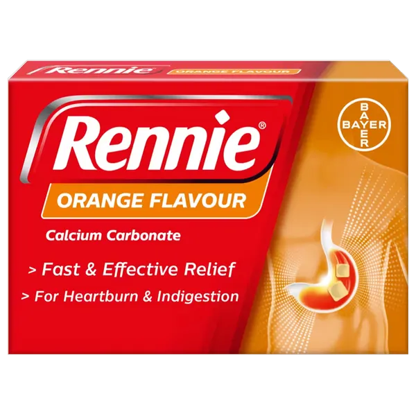 Rennie Orange Tablets Pack of 36