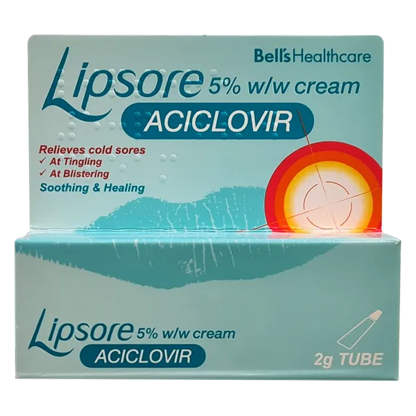 Aciclovir 5% w/w Cold Sore Cream 2g