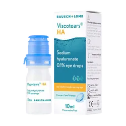 Viscotears Hyaluronic Acid Eye Drops 10ml