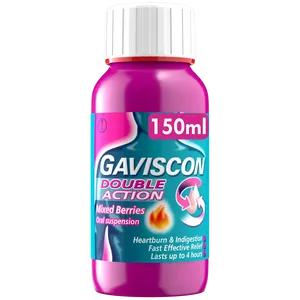 Gaviscon Double Action Liquid Mixed Berries 150ml