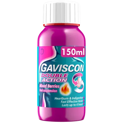 Gaviscon Double Action Liquid Mixed Berries 150ml