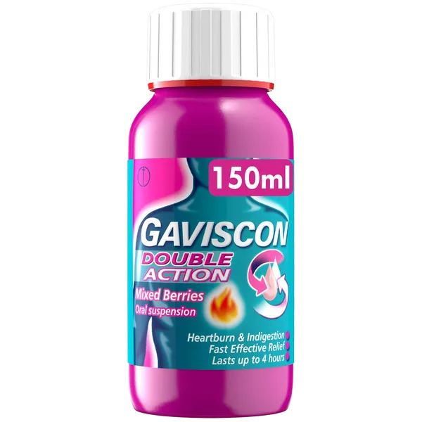 Gaviscon Double Action Liquid Mixed Berries 150ml