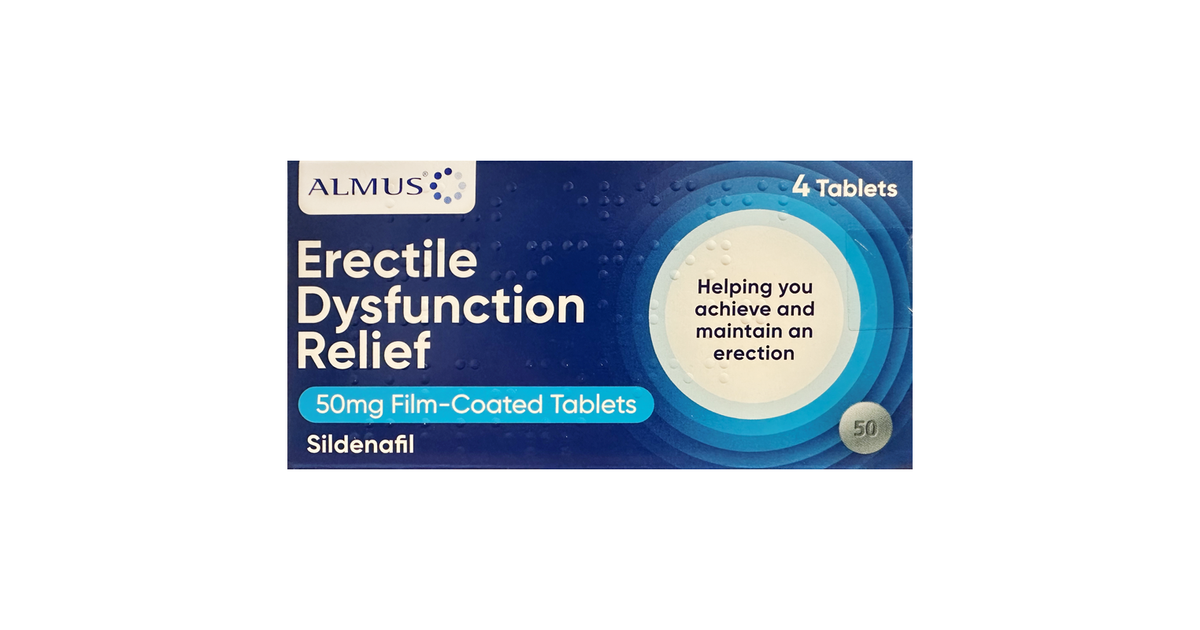 Erectile Dysfunction Relief Tablets Pack of 4