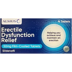 Erectile Dysfunction Relief Tablets Pack of 4