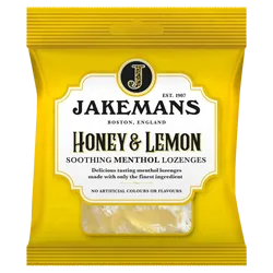 Jakemans Cough Sweets Honey & Lemon Menthol 73g