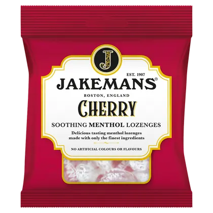 Jakemans Cough Sweets Cherry Menthol 73g