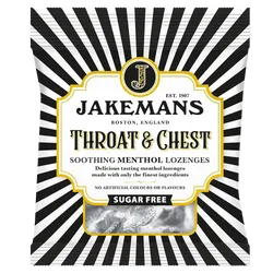 Jakemans Cough Sweets Throat & Chest Menthol Sugar Free 50g