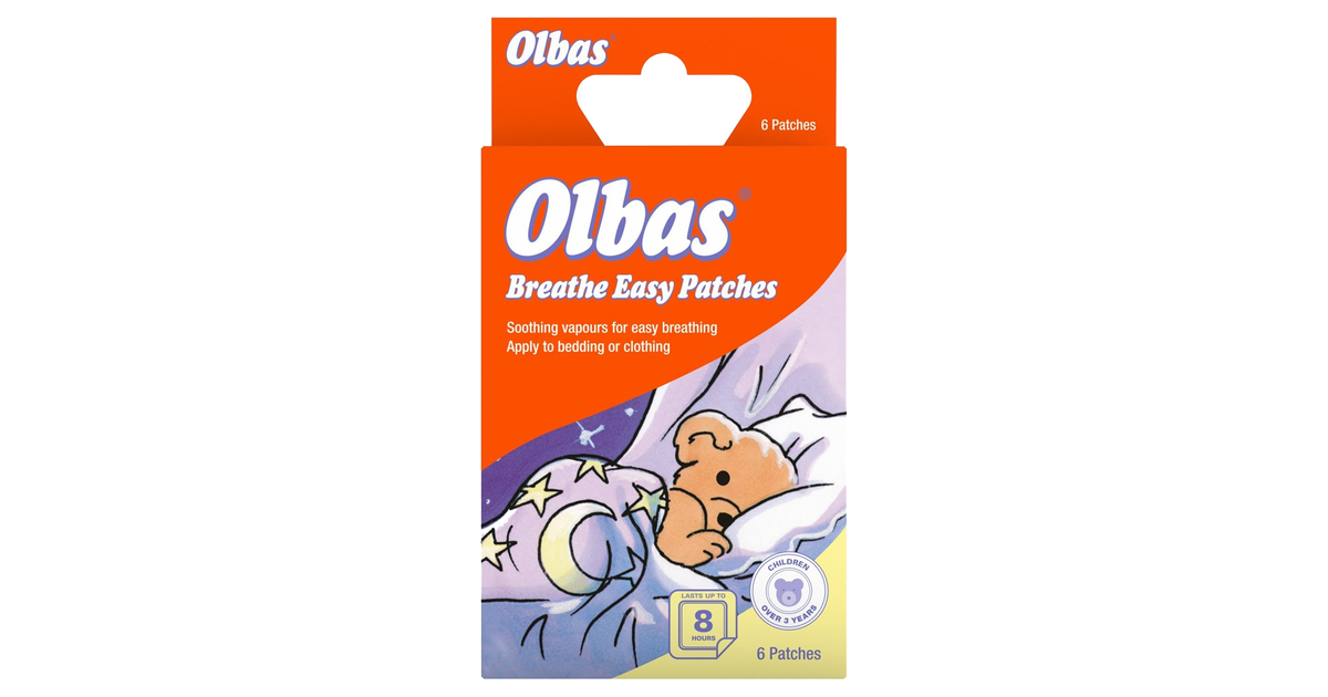 Olbas Breathe Easy Patches: Soothing Vapour Relief (6 Pack)